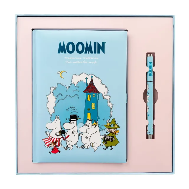 Erik Moomin Notizbuch A5 Geschenkset 192 Seiten Hardcover