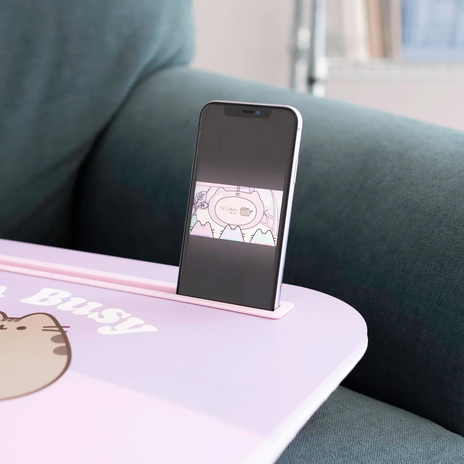Erik Pusheen Laptopkissen 34 x 44 cm rosa ergonomisch