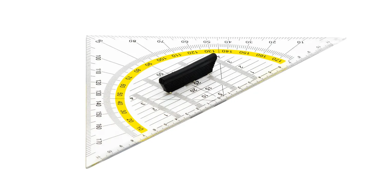 TSI 46322 Geodreieck transparent