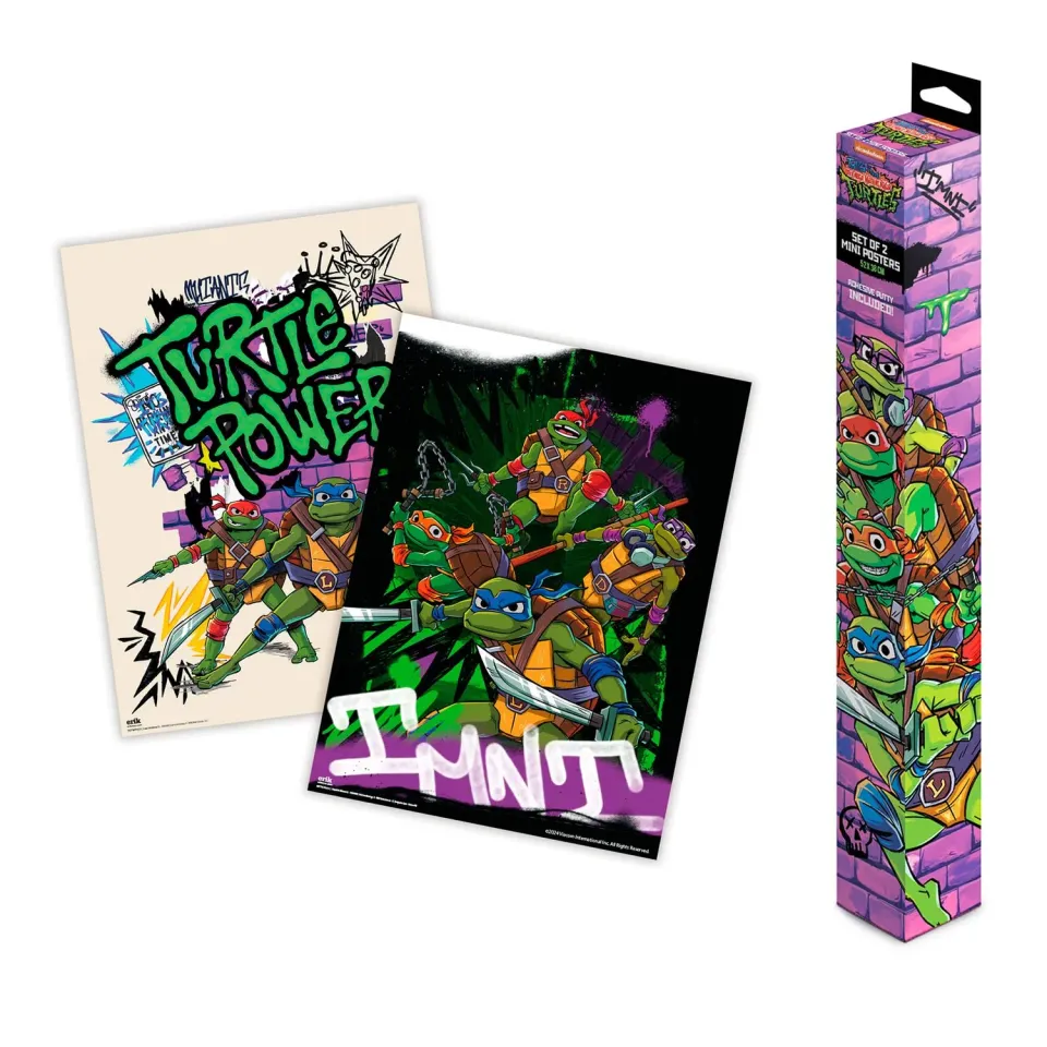 Erik Tortugas Ninja Poster Set 2-teilig 38 x 52 cm