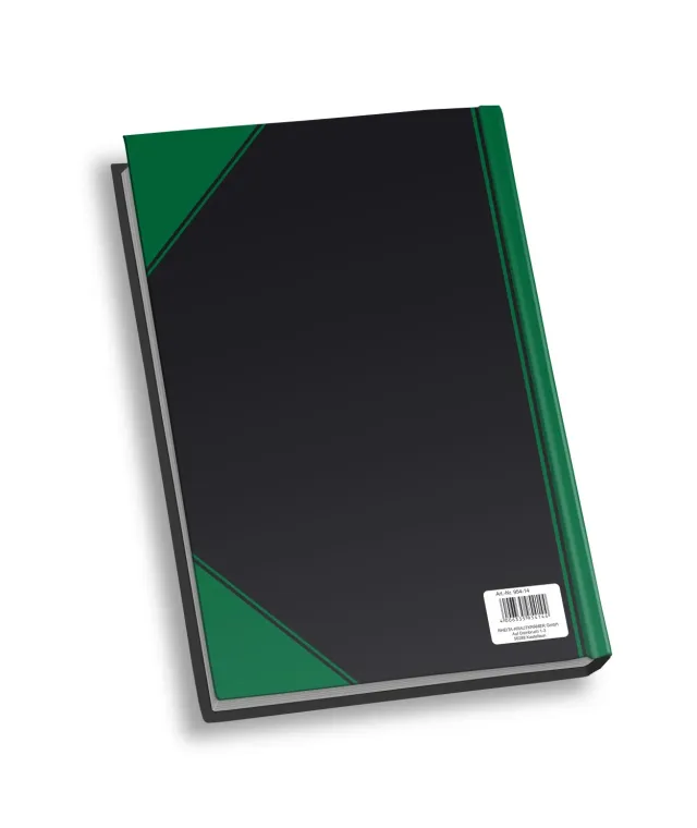 RHEITA China-Kladde A4 blanko schwarz 96 Blatt 60 g/m²