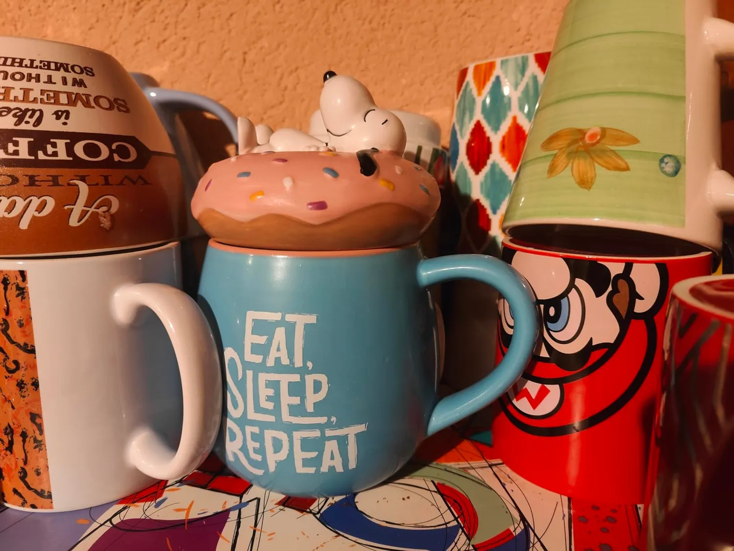 Erik 3D Tasse Kaffeebecher mit Deckel