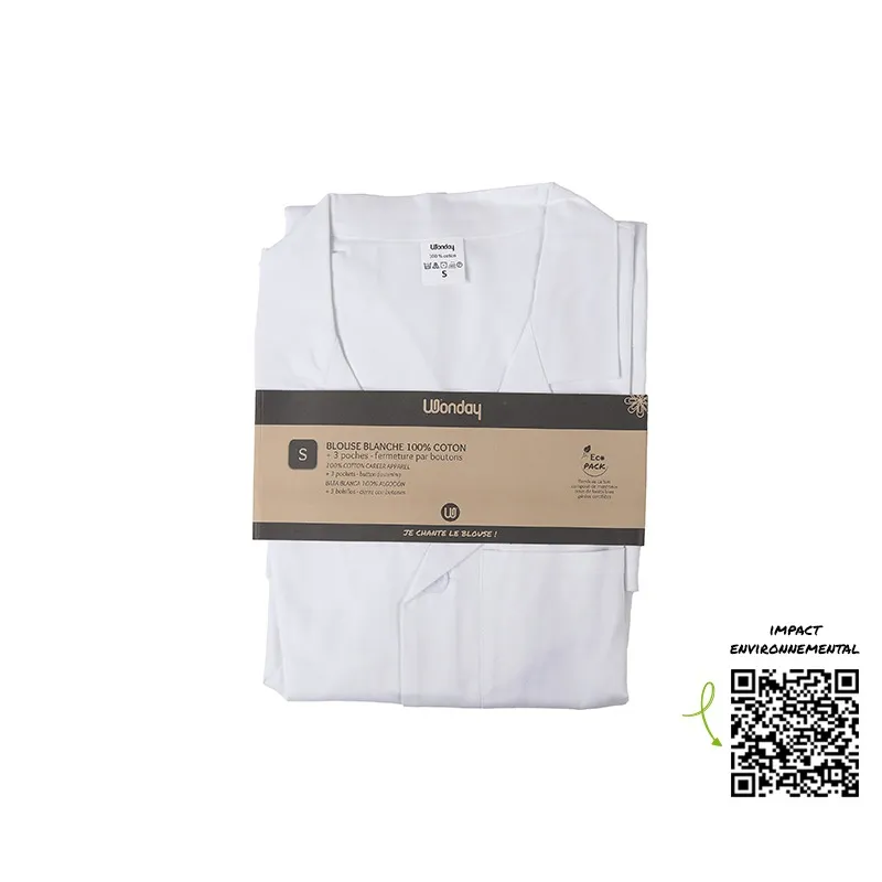 WONDAY Arbeitskittel weiss 190 g/m²