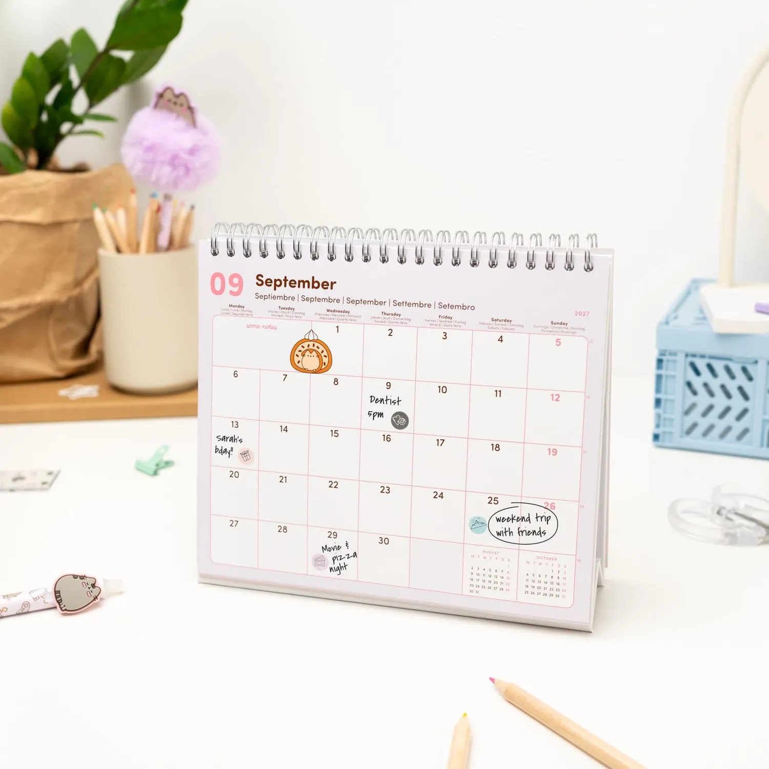 Erik Tischkalender 2027 Kalender mit 12 Motiven