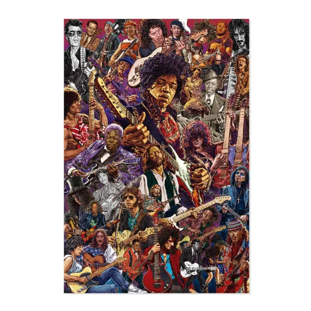 Erik Legendary Guitarists Poster Gitarristen