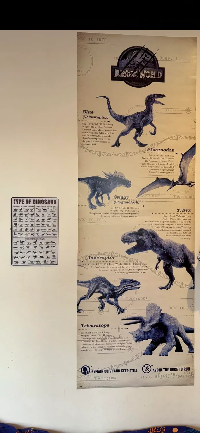 Erik Jurassic World Türposter 158x53 cm Hochglanz