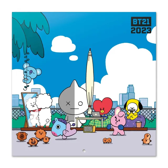 Erik BT21 Kalender 2023 mit Geschenk-Poster offiziell