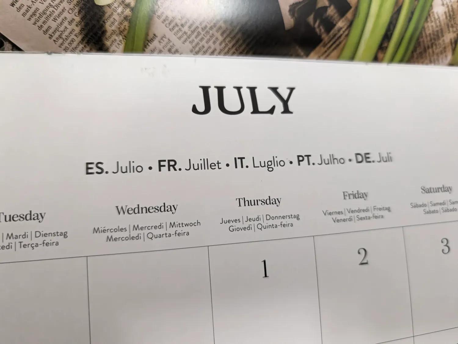 Erik Sleepless Garden Tischkalender 2027