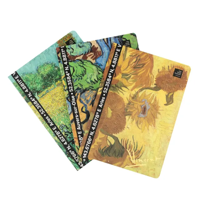 Erik Van Gogh Museum Notizbuch 3er-Pack Mix