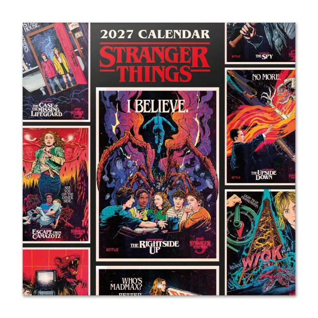Erik Stranger Things Wandkalender 2027 30x30 cm offiziell