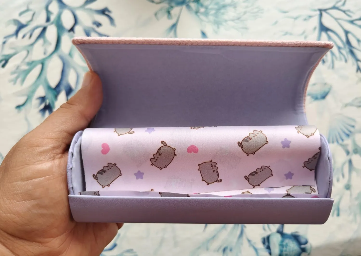 Erik Pusheen Cat Brillenetui Hartschale mit Mikrofasertuch