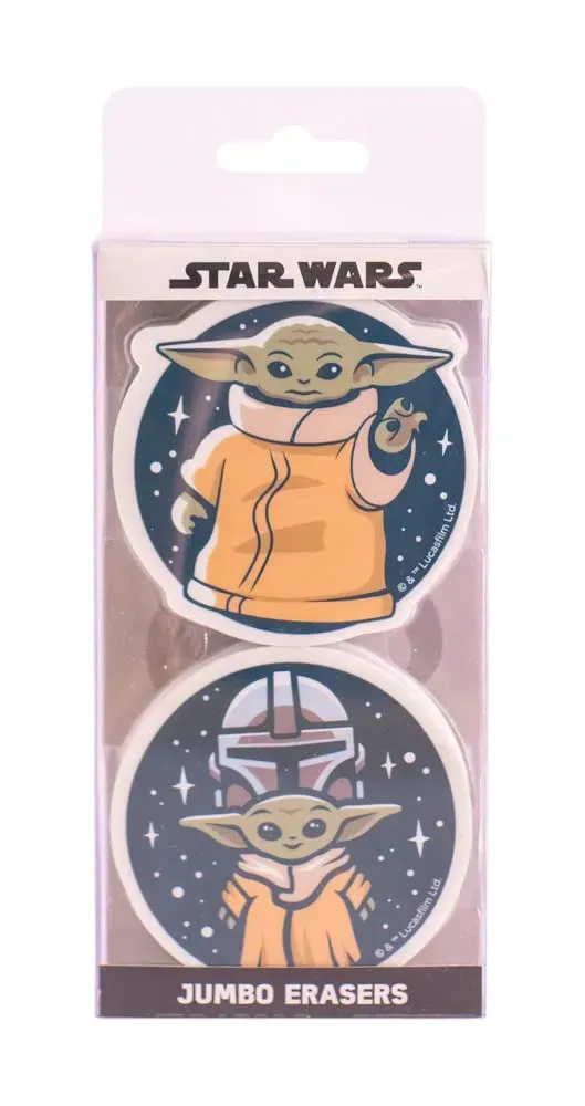 Erik The Mandalorian Grogu Radiergummi-Set 2-teilig offiziell
