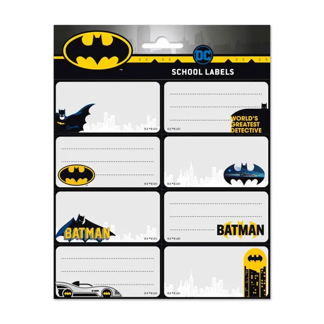 Erik Batman Sticker Aufkleber 16 Stück selbstklebend