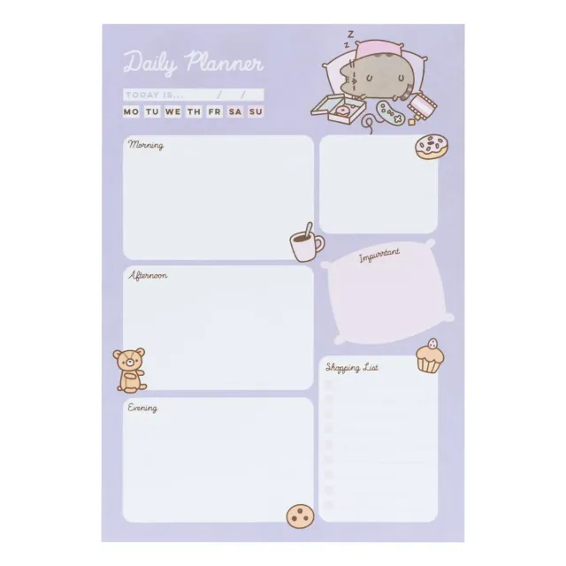 Erik Pusheen Tagesplaner Block A5 54 Seiten