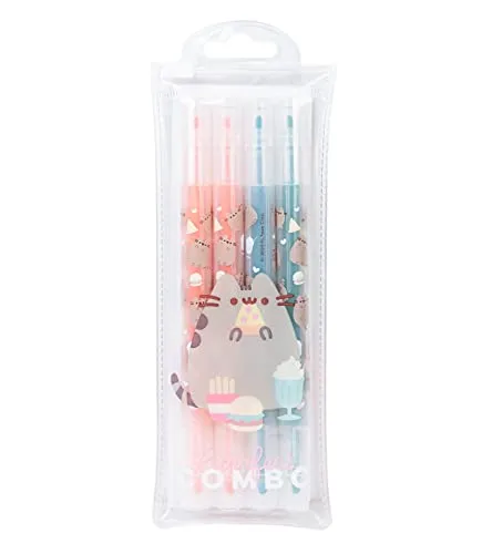 Erik Pusheen Foodie Textmarker 4er pastell Dualspitze