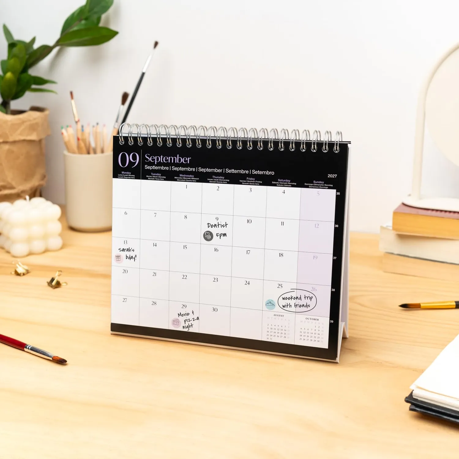 Erik Sleepless Garden Tischkalender 2027