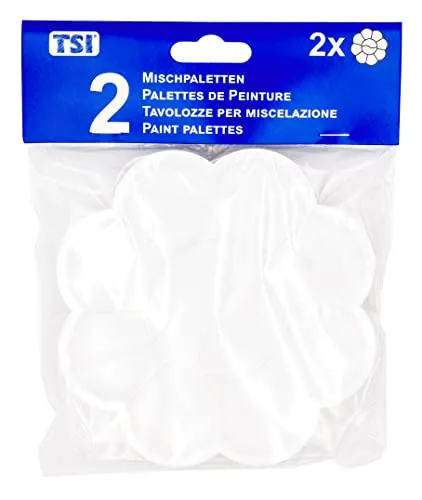 TSI 49013 Mischpalette Blume 2er Pack weiß