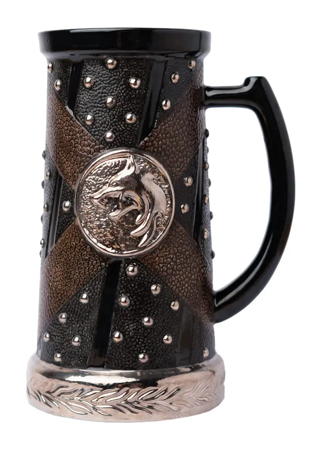 Erik The Witcher Bierkrug Keramik 750 ml Wolf