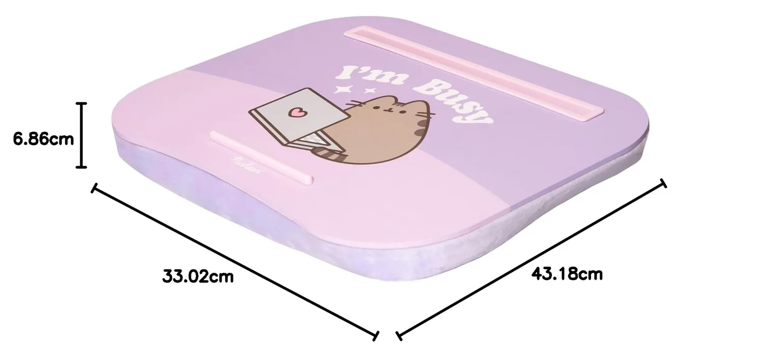 Erik Pusheen Laptopkissen 34 x 44 cm rosa ergonomisch