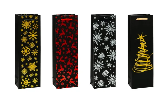 TSI Weihnachten Premium 88280 Geschenktüten 12er Pack