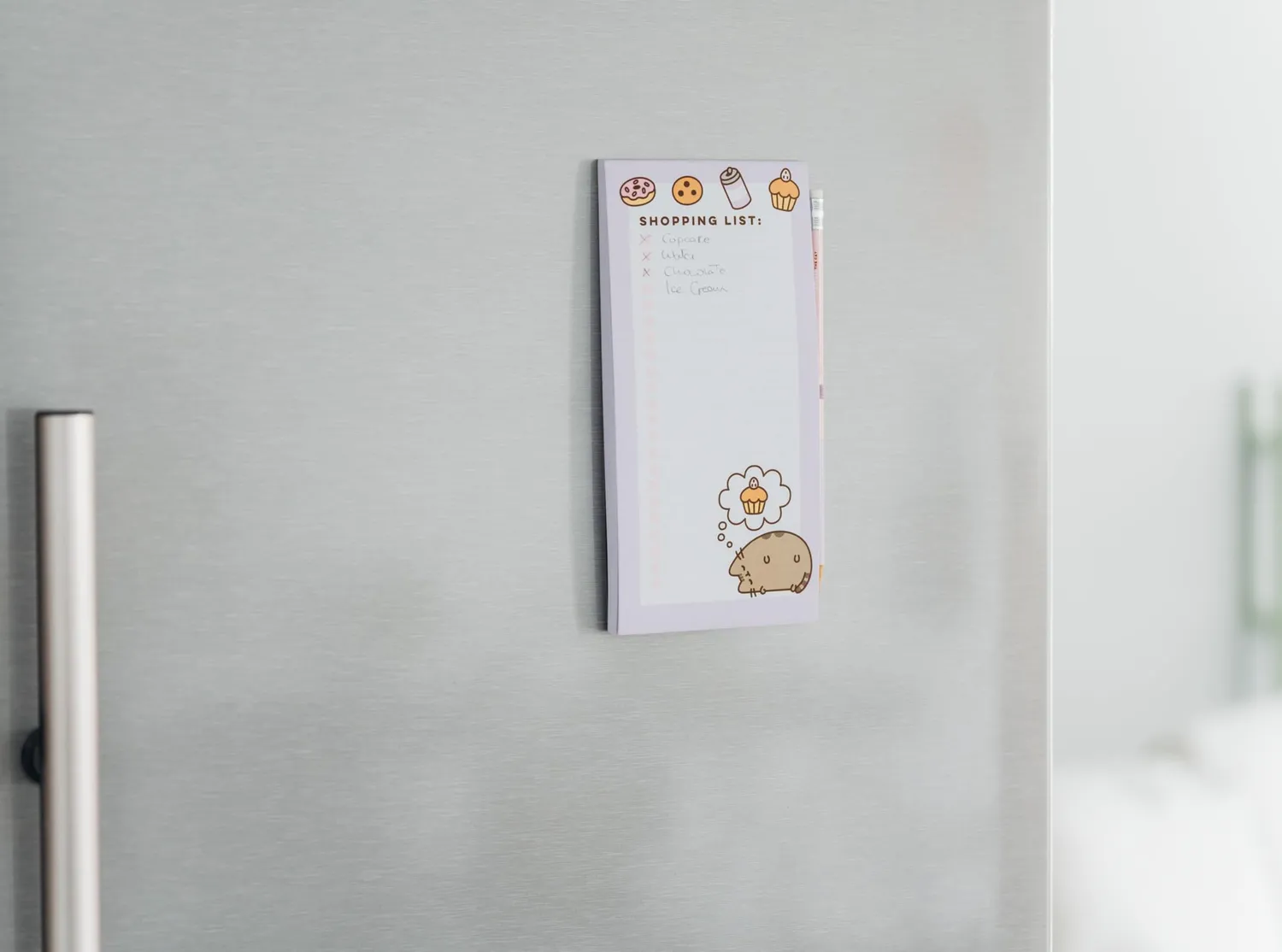 Erik Pusheen Moments Notizblock magnetisch 10x21cm 65 Blatt