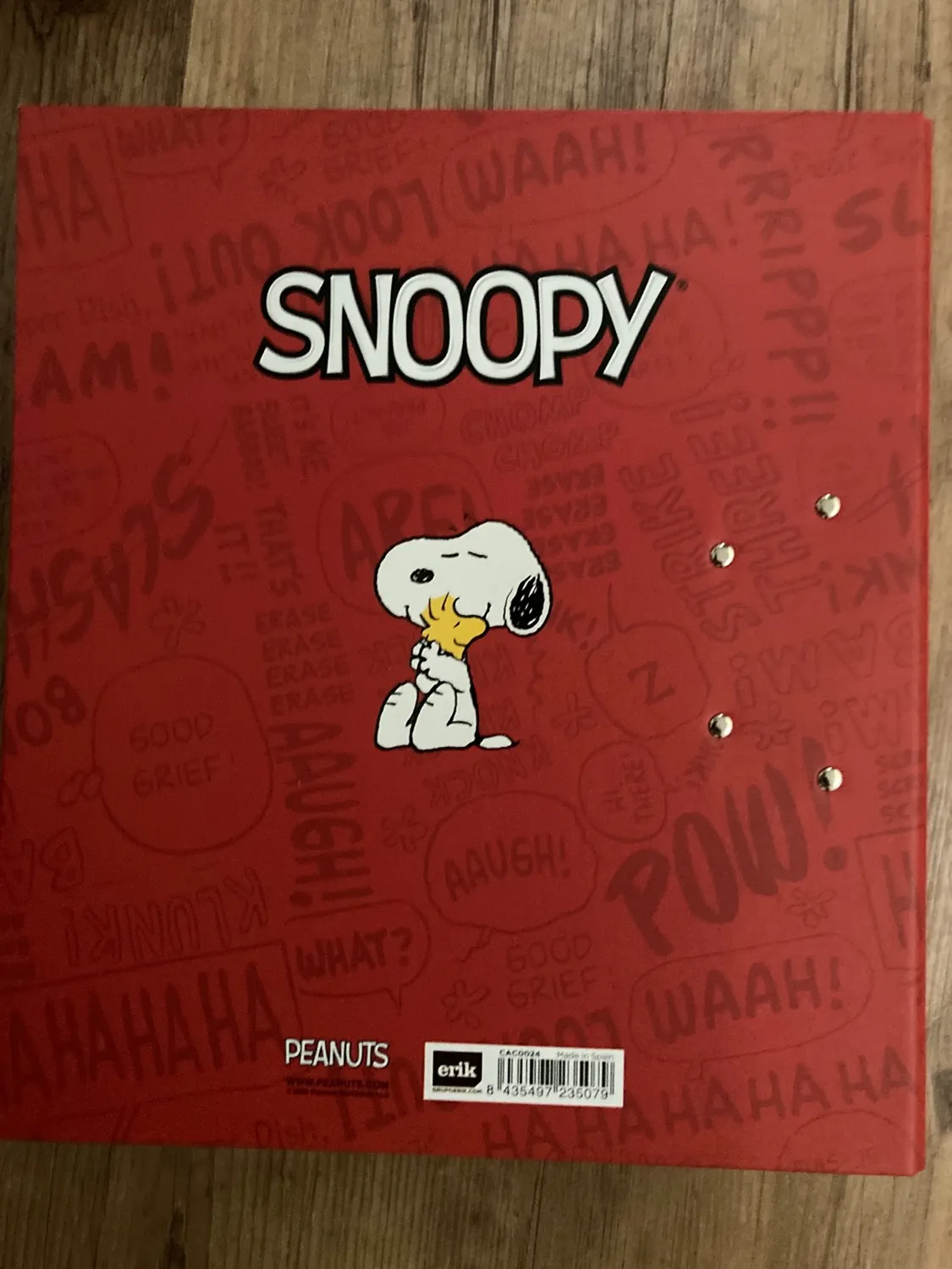 Erik Peanuts Snoopy Ordner A4