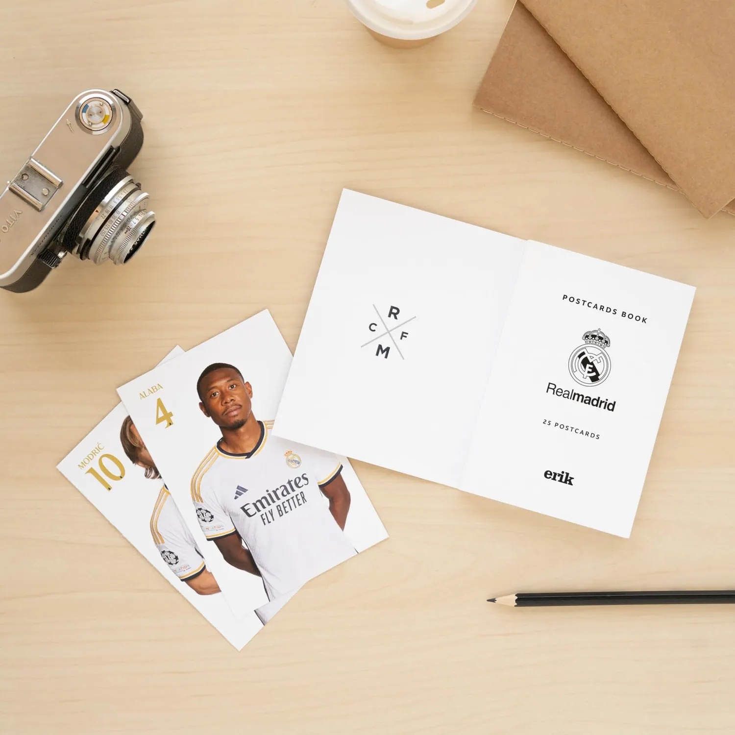 Erik Real Madrid Postkartenbuch 24 Postkarten Set