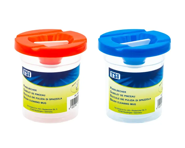 TSI Wasserbecher mit Auslaufschutz 90x70 mm 12er Pack
