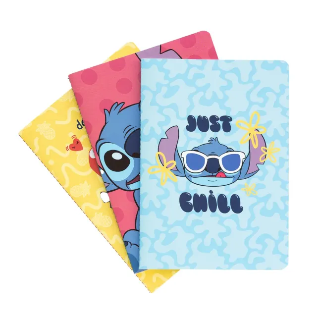 Erik Disney Stitch Tropical Notizbuch A5 3er-Pack