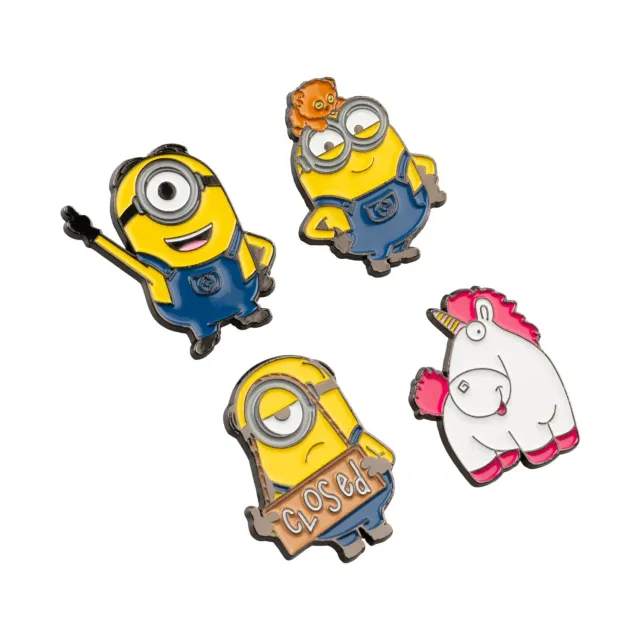 Erik Minions Anstecker-Set 4er Emaille-Pins