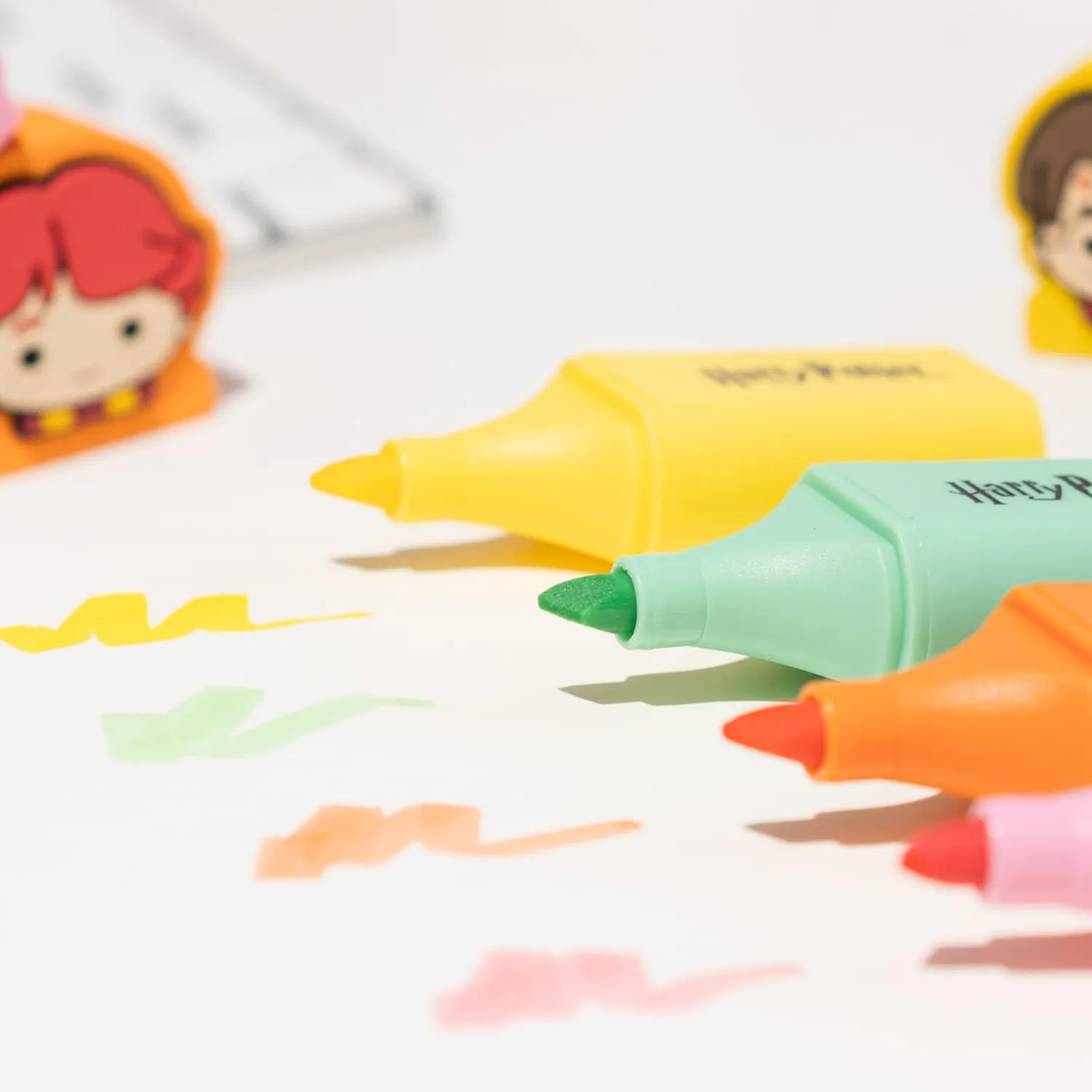 Erik Textmarker 4er Set mit 3D-Silikon-Topper