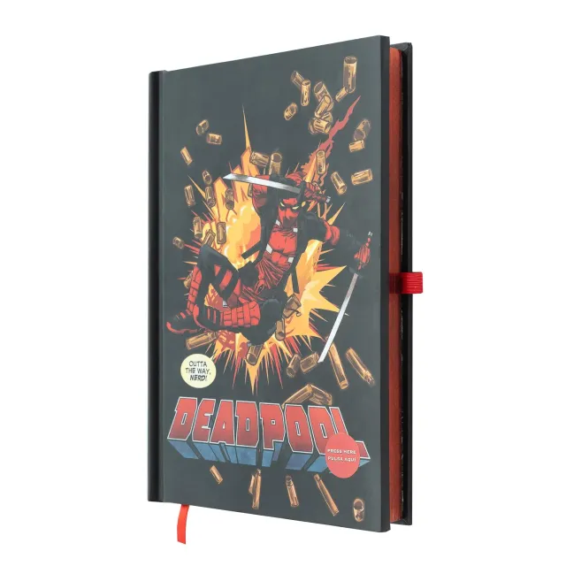 Erik Marvel Snap Deadpool Journal A5 Notizbuch mit Licht