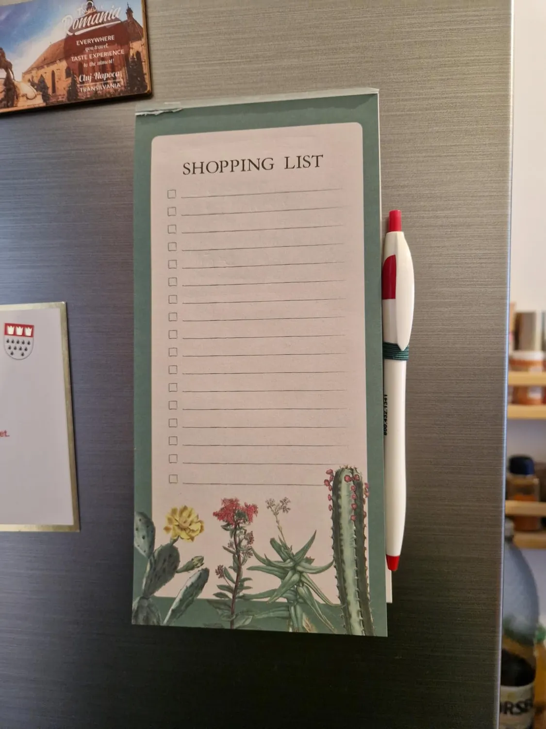 Erik Notizblock magnetisch 10x21 cm mit Stift