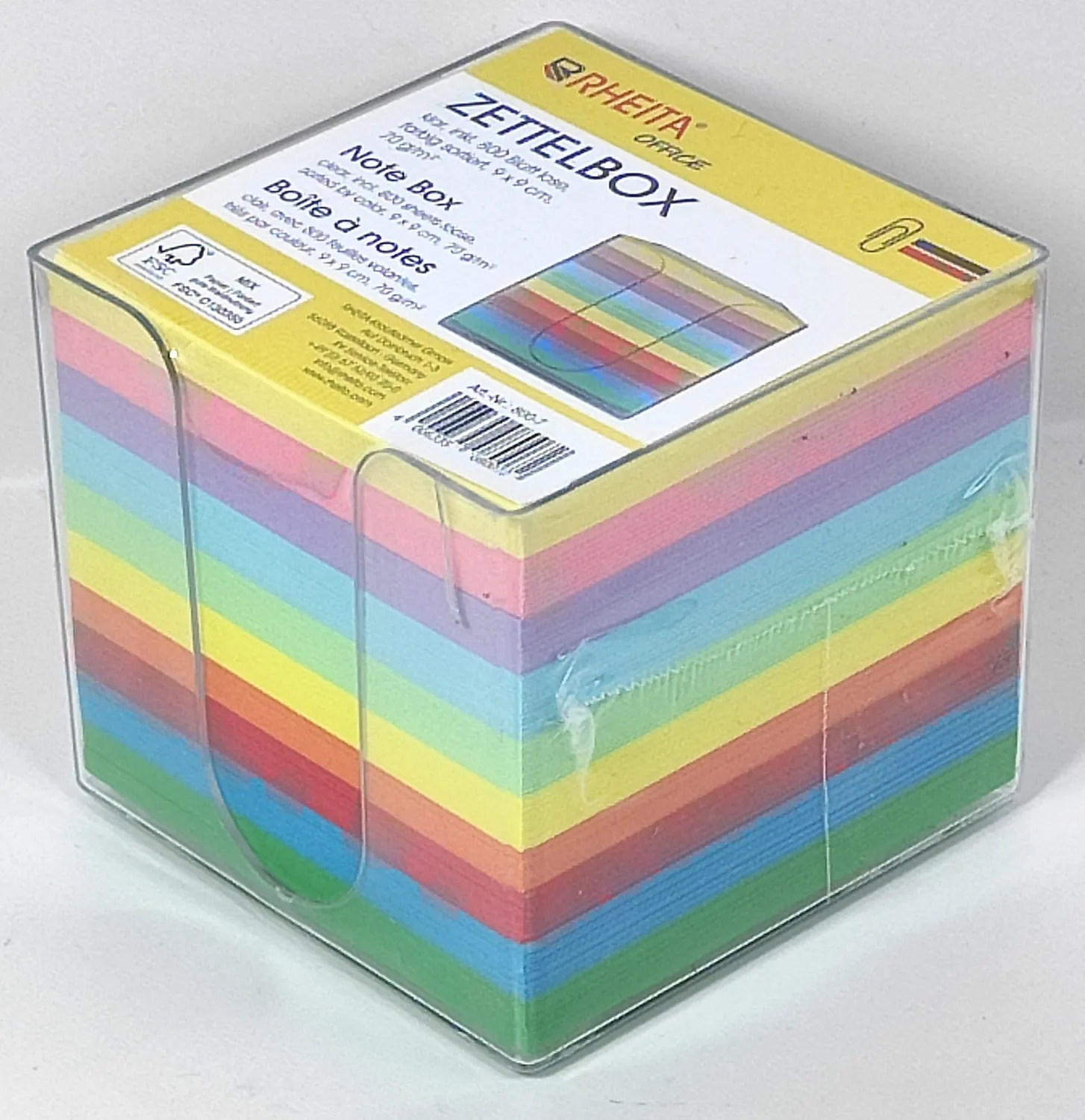 Rheita-Krautkrämer Zettelbox 9x9 cm 800 Blatt
