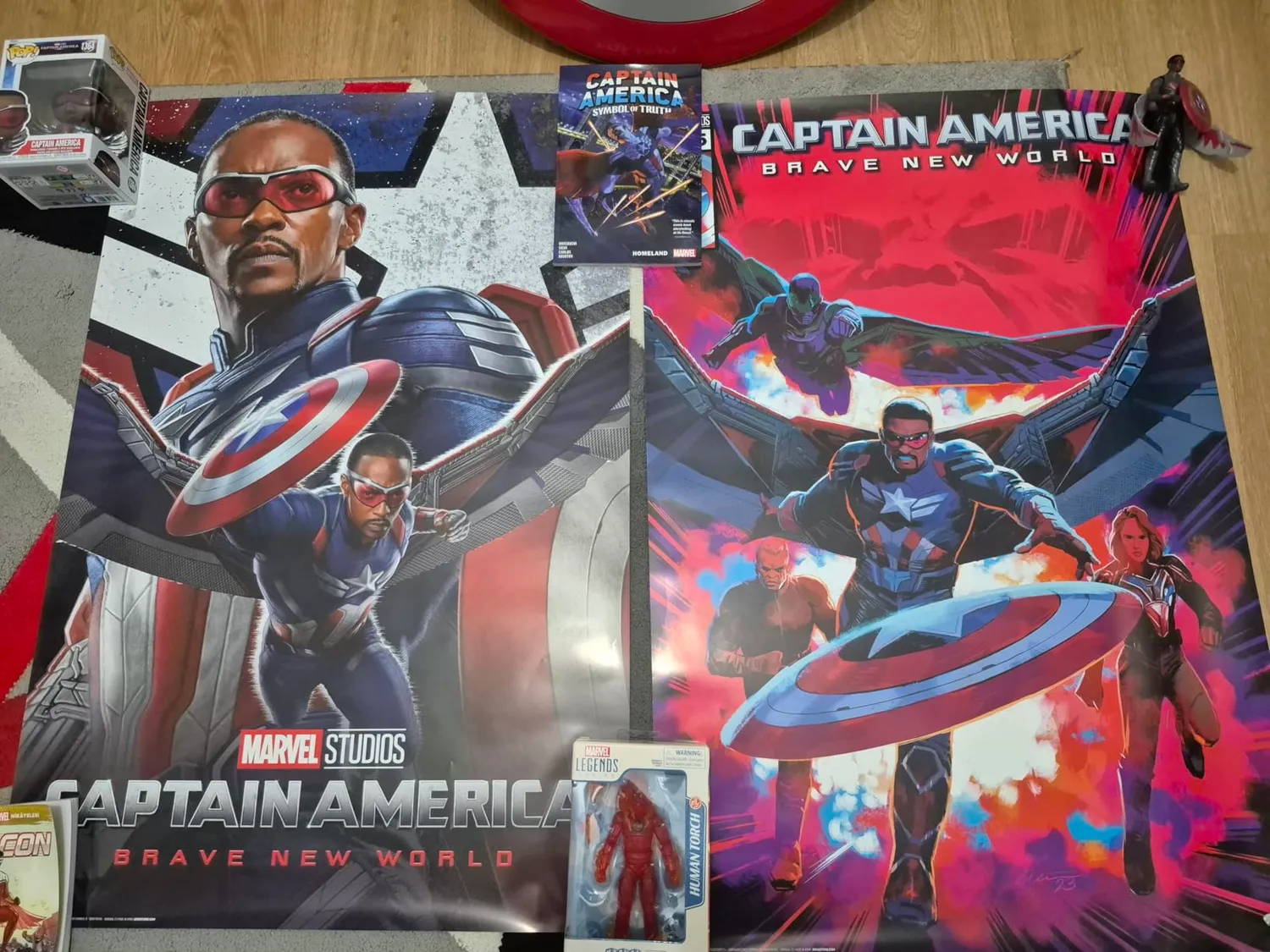 Erik Captain America Poster Marvel Brave New World Anthony Mackie Sam Wilson