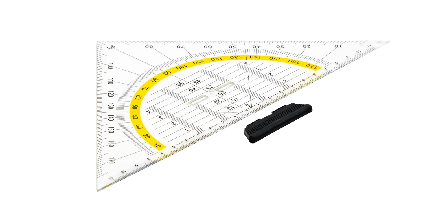 TSI 46322 Geodreieck transparent