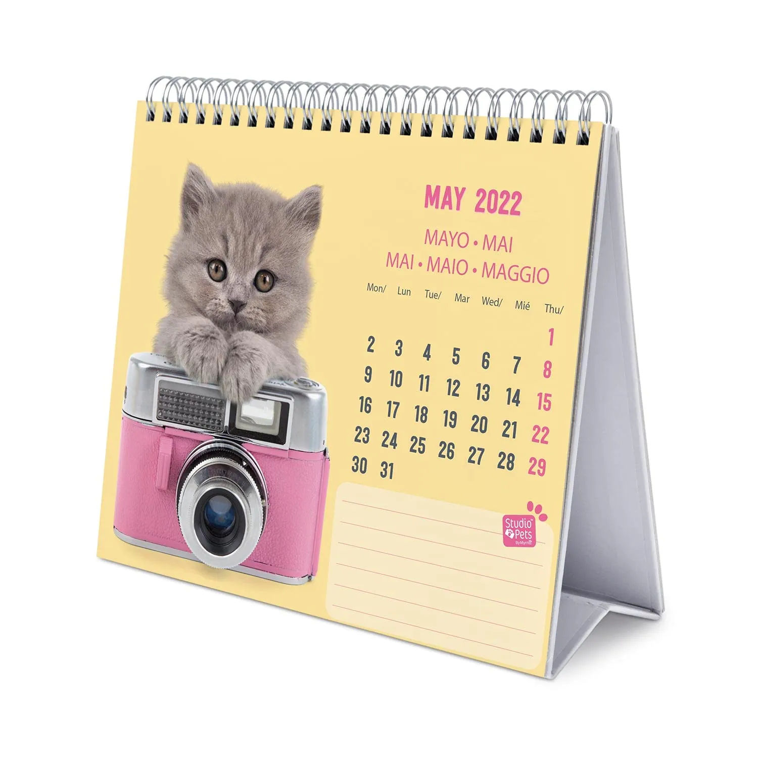 Erik Studio Pets CS22012 Tischkalender 2022