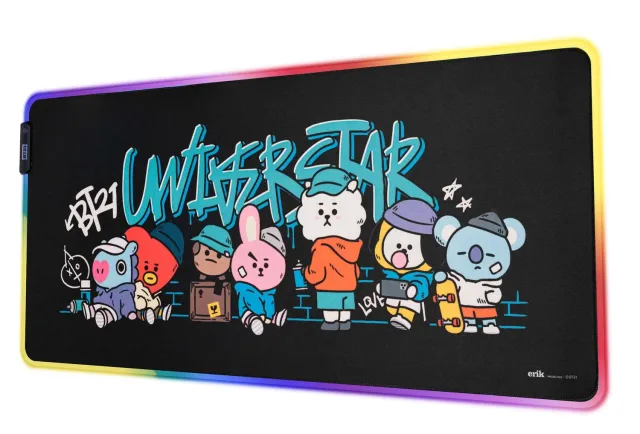 Erik Mauspad XXL Gaming LED 90x40 cm