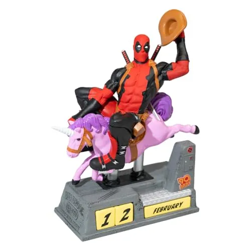 Erik Marvel Deadpool ewiger Kalender 3D Figur
