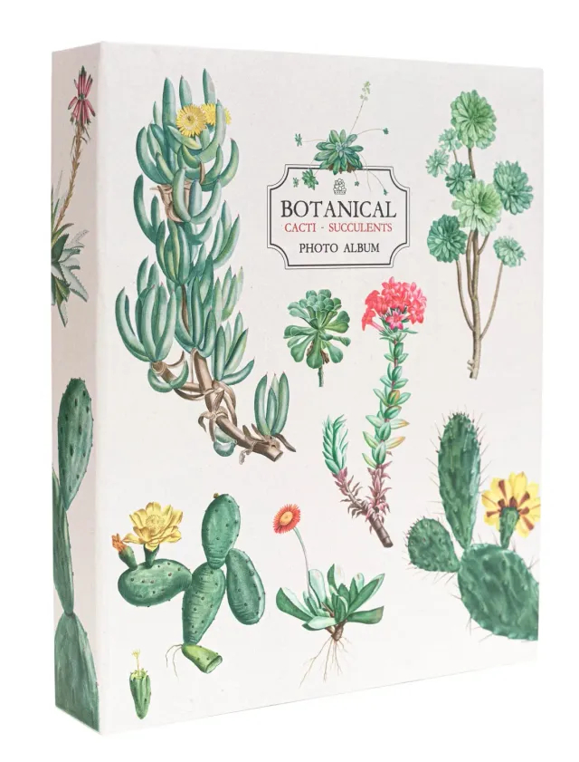 Erik Botanical Cacti Fotoalbum Einsteckalbum 13 × 20 cm 200 Fotos