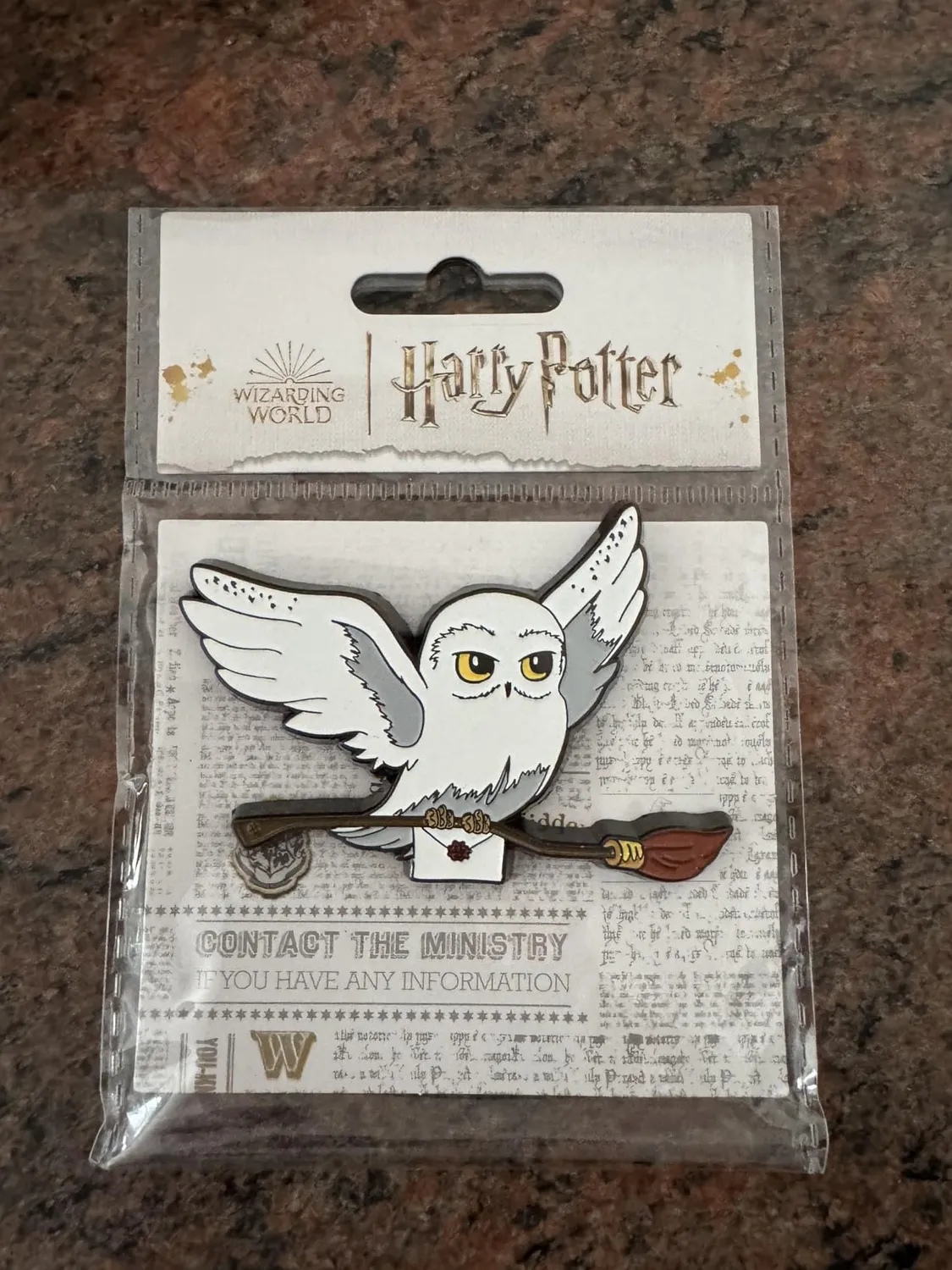 Erik Harry Potter Hedwig Kühlschrankmagnet 7 x 7 cm