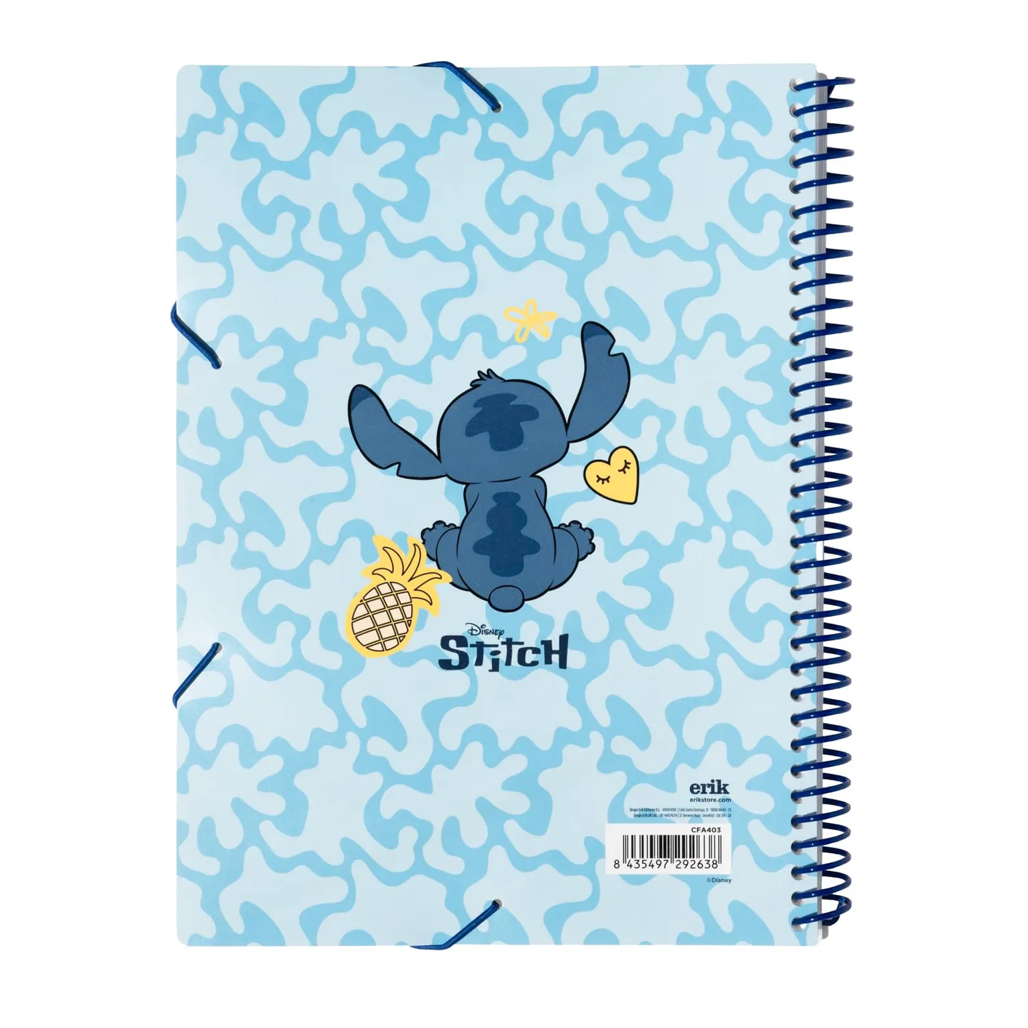 Erik Disney Stitch Ordner A4 mit 30 Folien offiziell