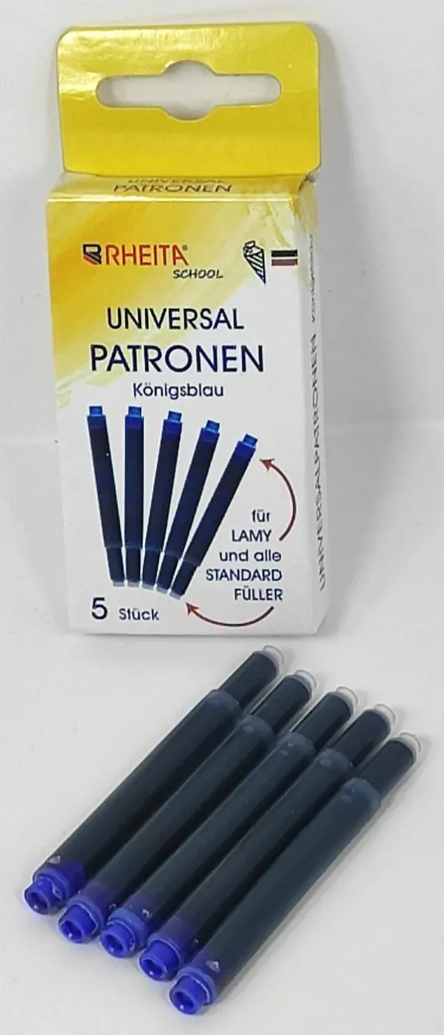 RHEITA Universal-Tintenpatronen königsblau 5 Stück