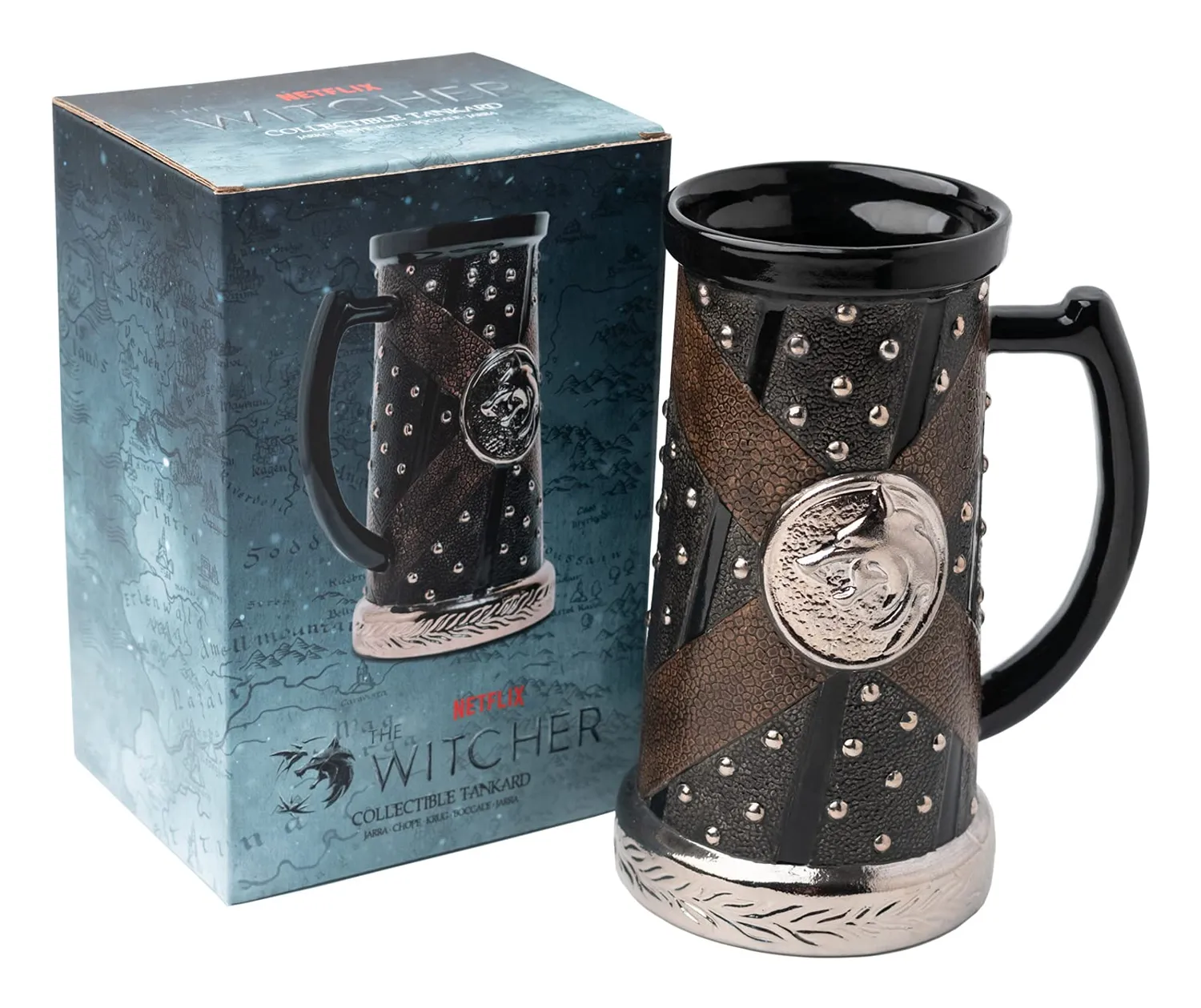 Erik The Witcher Bierkrug Keramik 750 ml Wolf