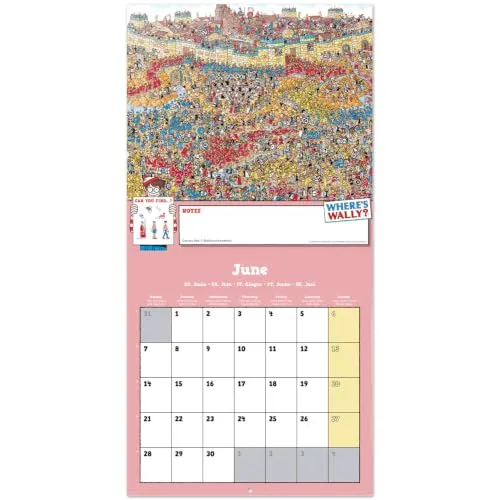 Erik Wo ist Walter Wandkalender 2027 30x30 sechssprachig