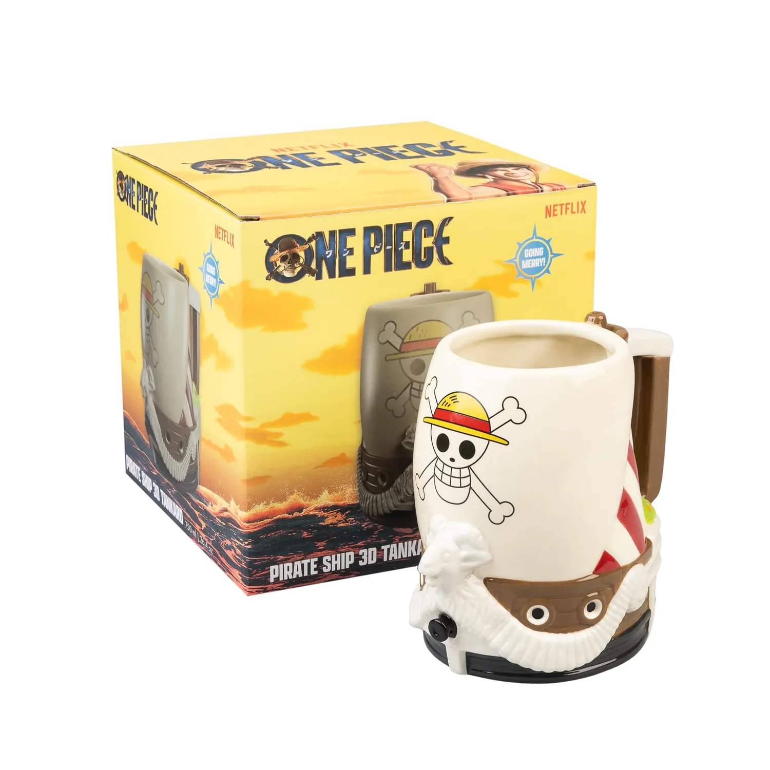 Erik One Piece Den Den Mushi Bierkrug 800 ml Dolomit