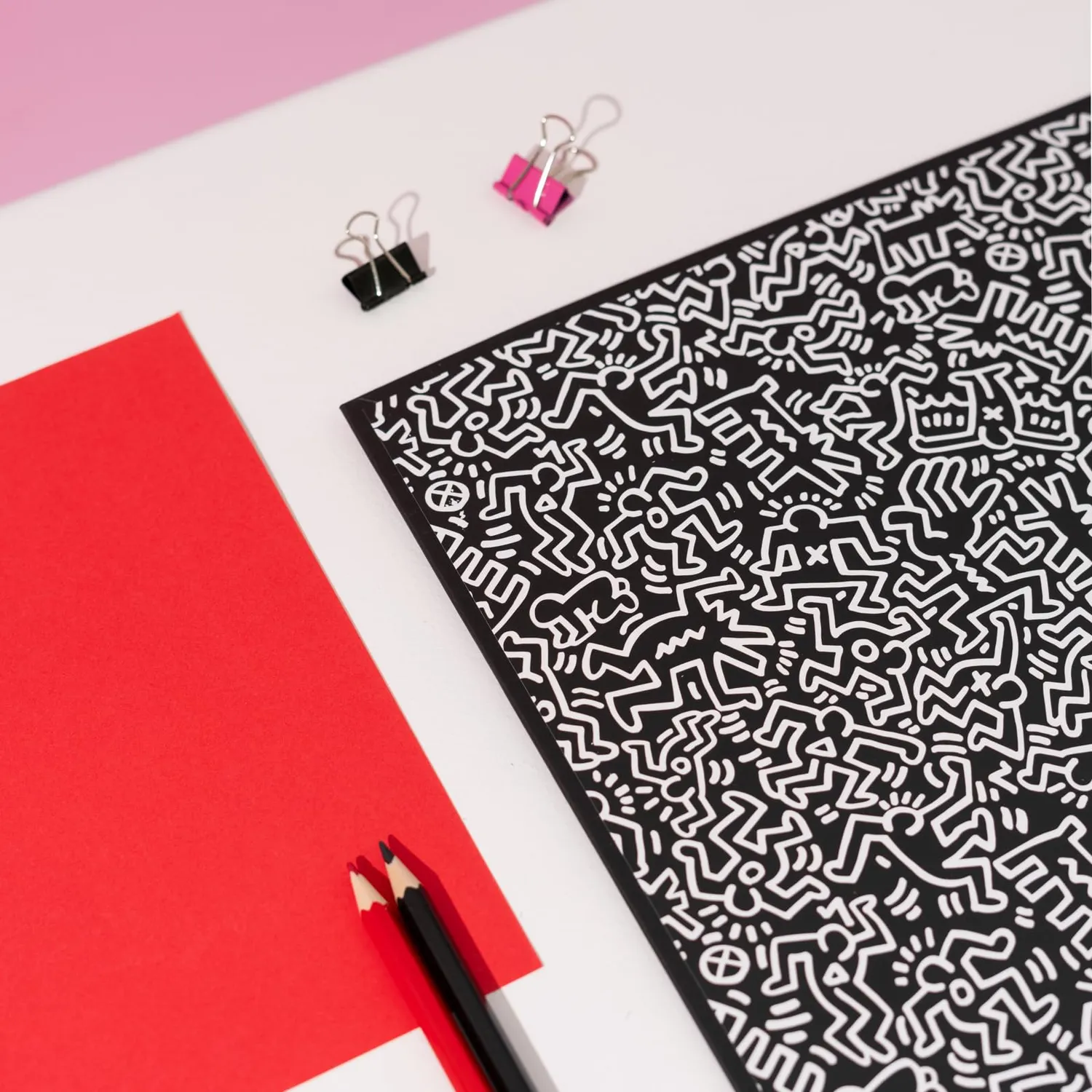Erik Keith Haring Ringordner A4 schmal 4 Ringe