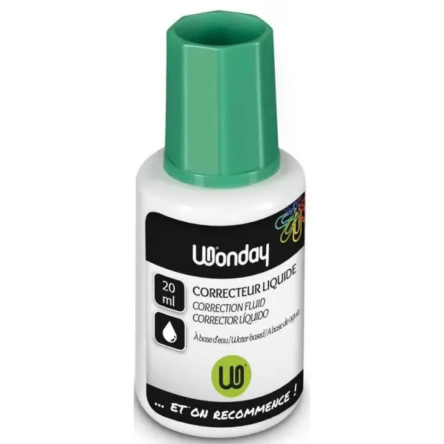 WONDAY Reskal Flacon correcteur Korrekturflüssigkeit 20 ml wasserbasiert