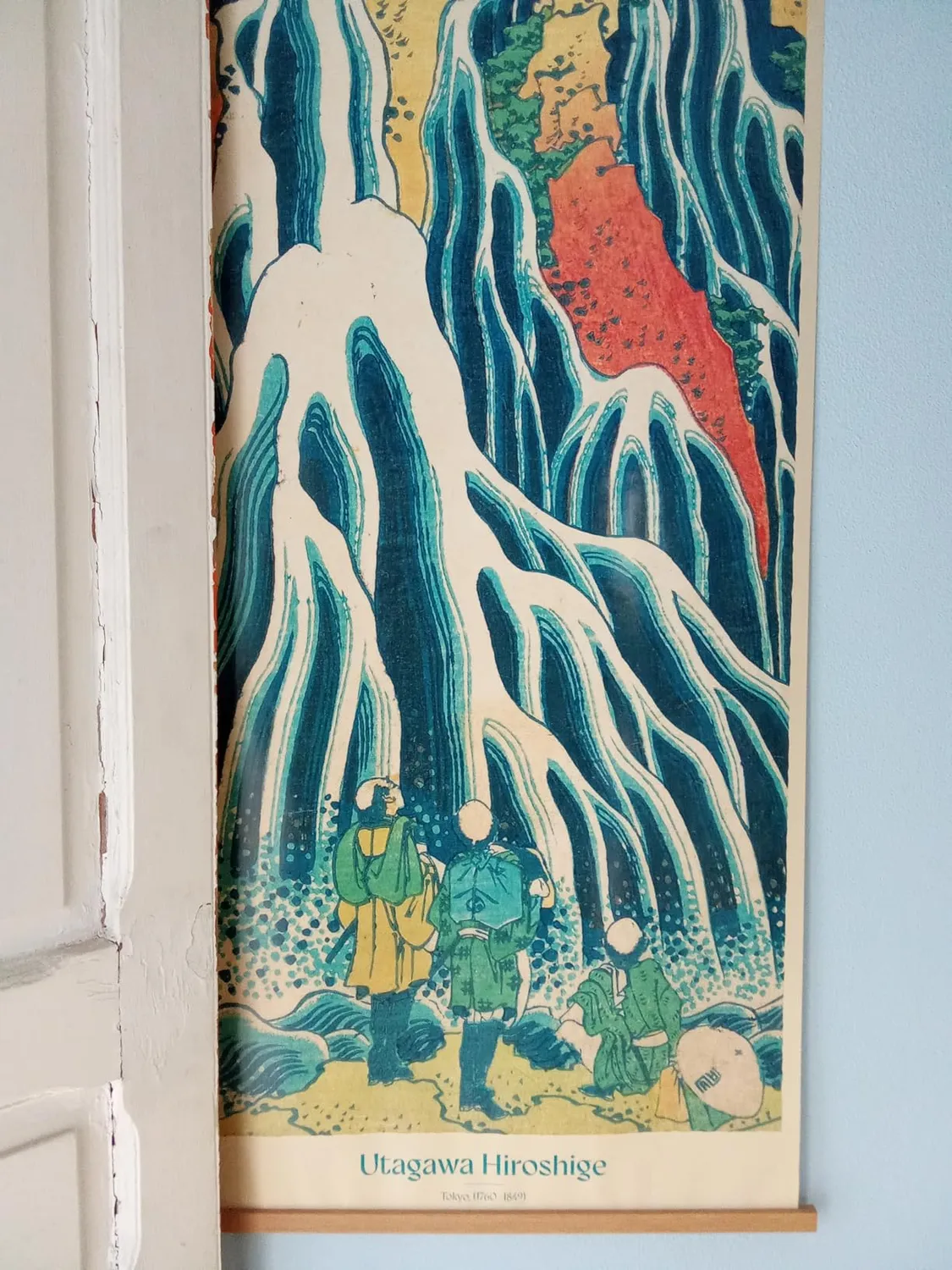 Erik Utagawa Hiroshige Türposter Japanese Art 53 x 158 cm