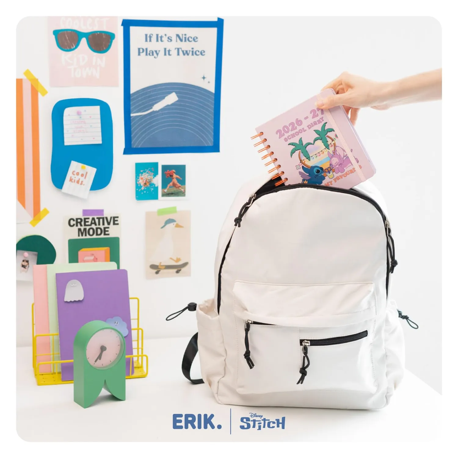 Erik Disney Stitch Hausaufgabenheft Schulplaner 2026/2027 Ringbuch